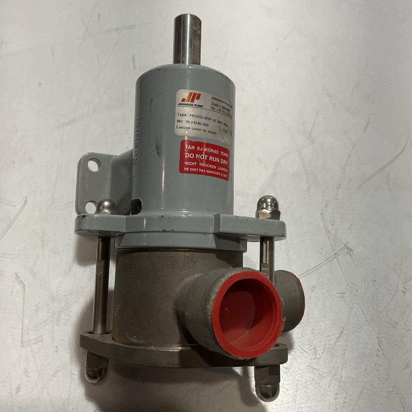 JOHNSON PUMP FIP25SI-BSP 62 M01 P80  FLEXIBLE IMPELLER PUMPS-AC  U3S