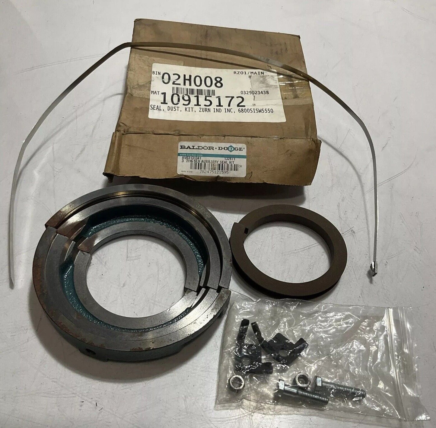 BALDOR DODGE  AV03131341 132809  37/16/SLV AUXILIARY SEAL KIT BIN 02H002  U3S