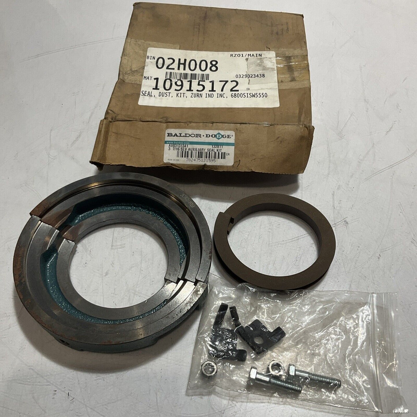 BALDOR DODGE  AV03131341 132809  37/16/SLV AUXILIARY SEAL KIT BIN 02H002  U3S