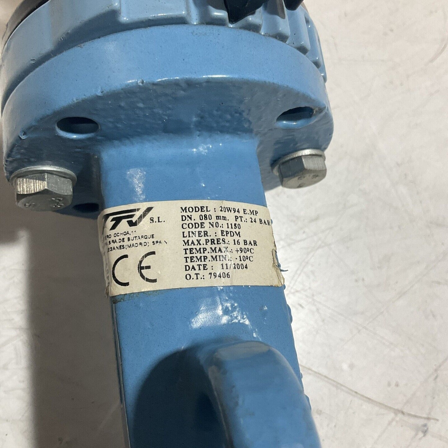 SFERACO TTV DN80-3 PN10-16 KORPUS WAFLOWY  20W94 E.MP GGG50 PRZEPUSTNICA 80 U3S