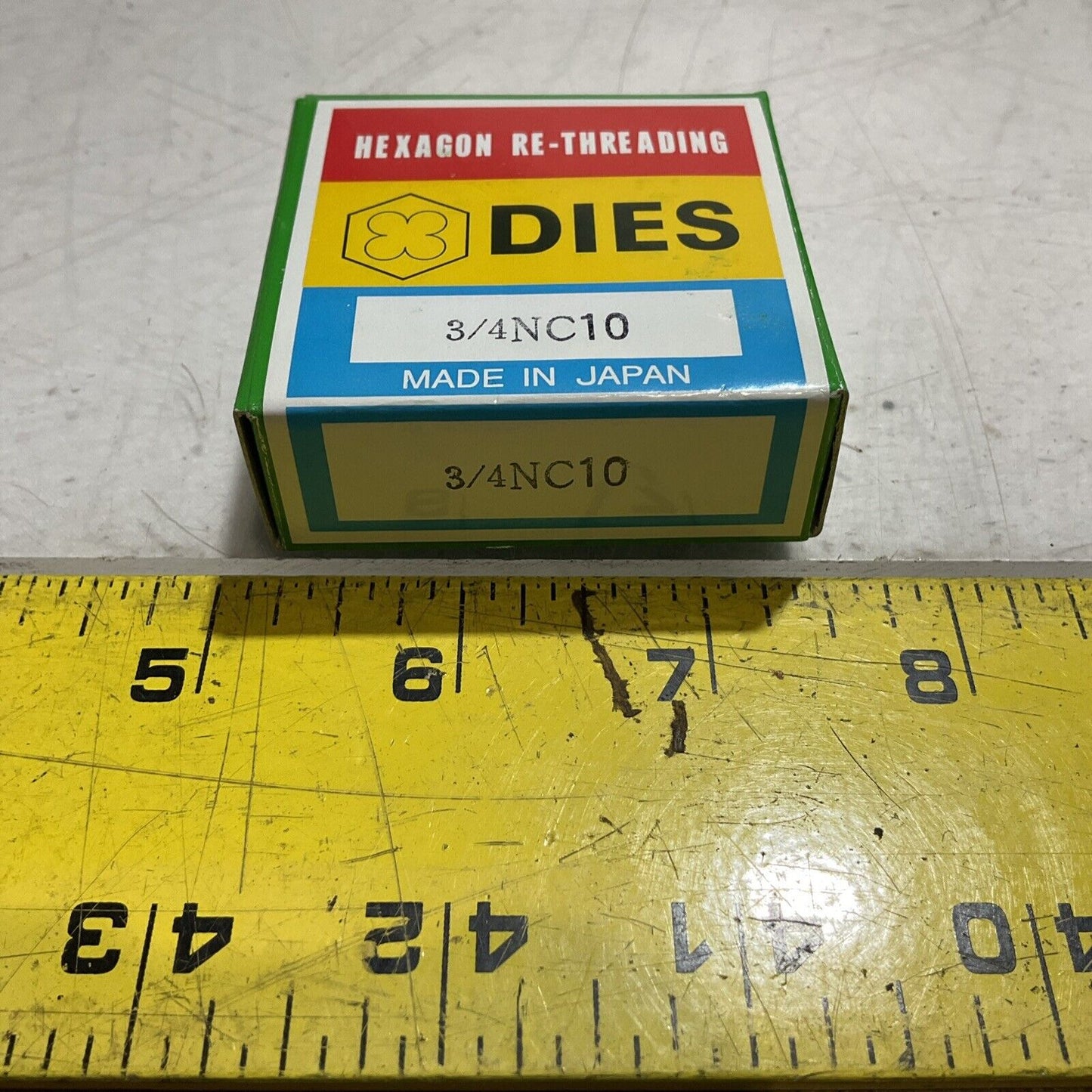 ALFATOOLS CSRTD70715 RETHREADING HEXAGON DIE RH THREAD NUT SIZE 3/4-10 QTY10 373