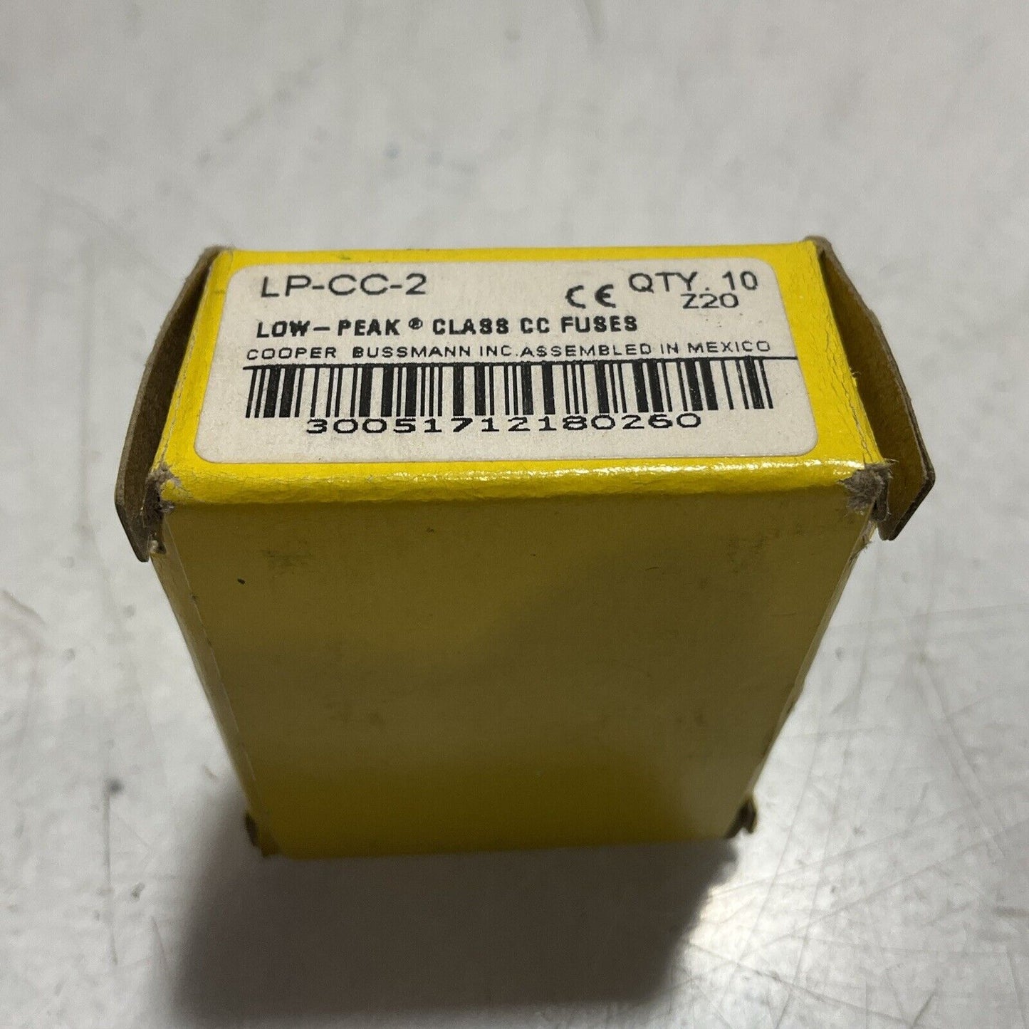 COOPER BUSSMANN LP-CC-2 LOW-PEAK  TIME-DELAY CLASS CC FUSE 600VAC  QTY 10  476