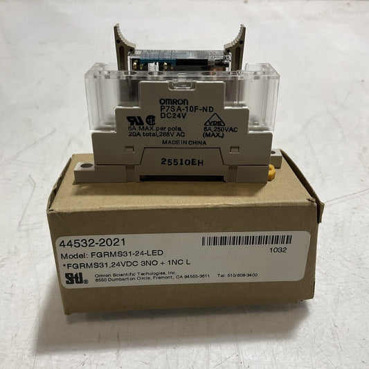 OMRON  FGRMS31-24-LED  RELAY ASSEMBLY 44532-2021  U3S