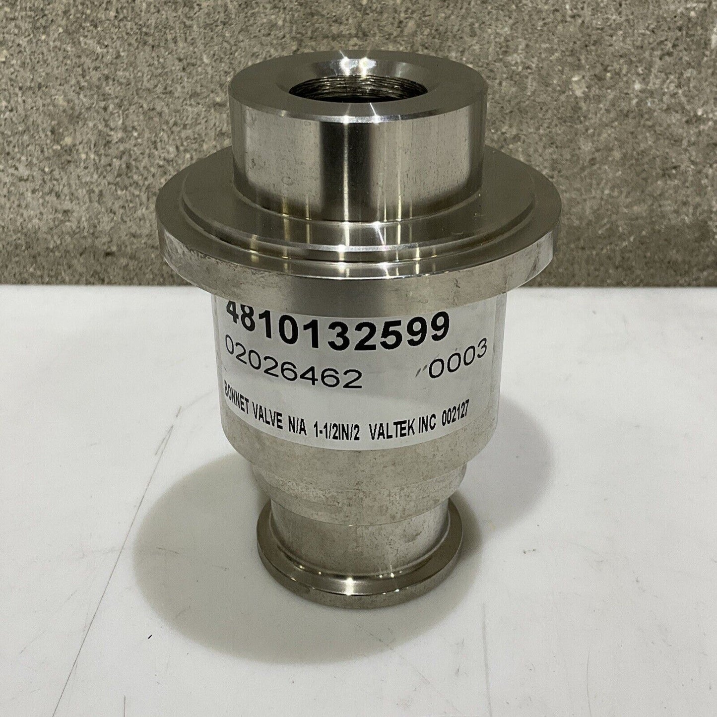 VALTEK 002127-150-000 VALVE BONNET 1 1/2”X 2” CL150/600 316 SS 4.19 L 373