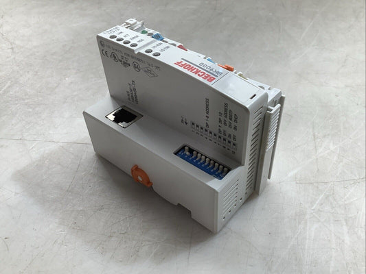 BECKHOFF BK9000 ETHERNET TCP/IP COUPLER 24VDC 64 BUS TERMINAL