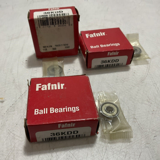 IR TORRINGTON 36KDD FAFNIR BALL DEEP GROOVE BEARINGS LOT OF 3  222