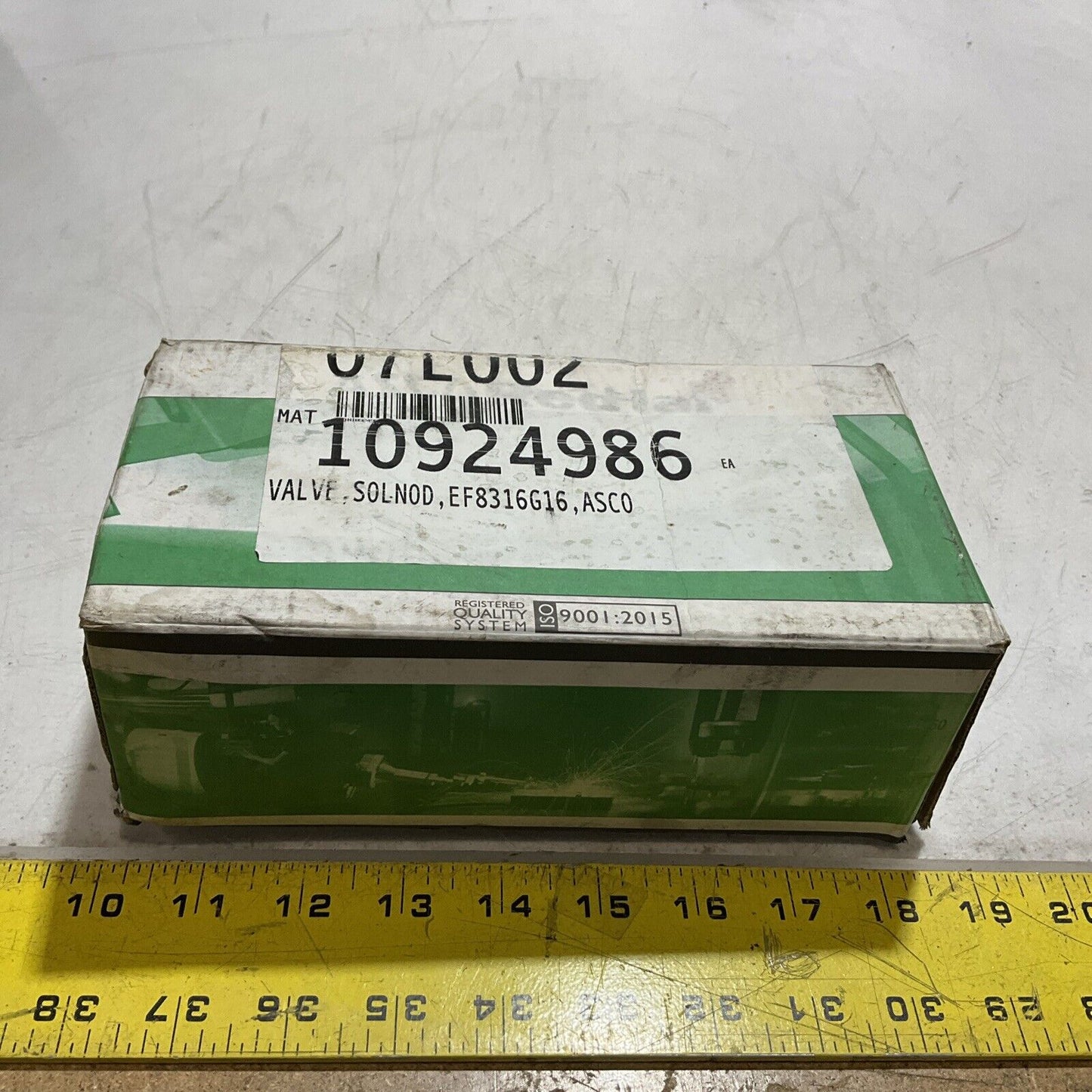 ASCO REDHAT  EF8316G016 SOLENOID VALVE  120/60VOLTS  10-250PIS   U3S