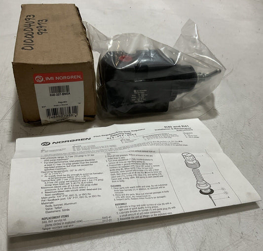 IMI NORGREN R40-227-BNEA PILOT REGULATOR / LOW FLOW REGULATOR RELIEVING TYPE 373