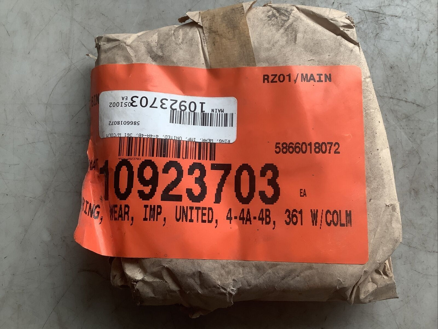 UNITED 4-4A-4B IMPELLER WEAR RING 678