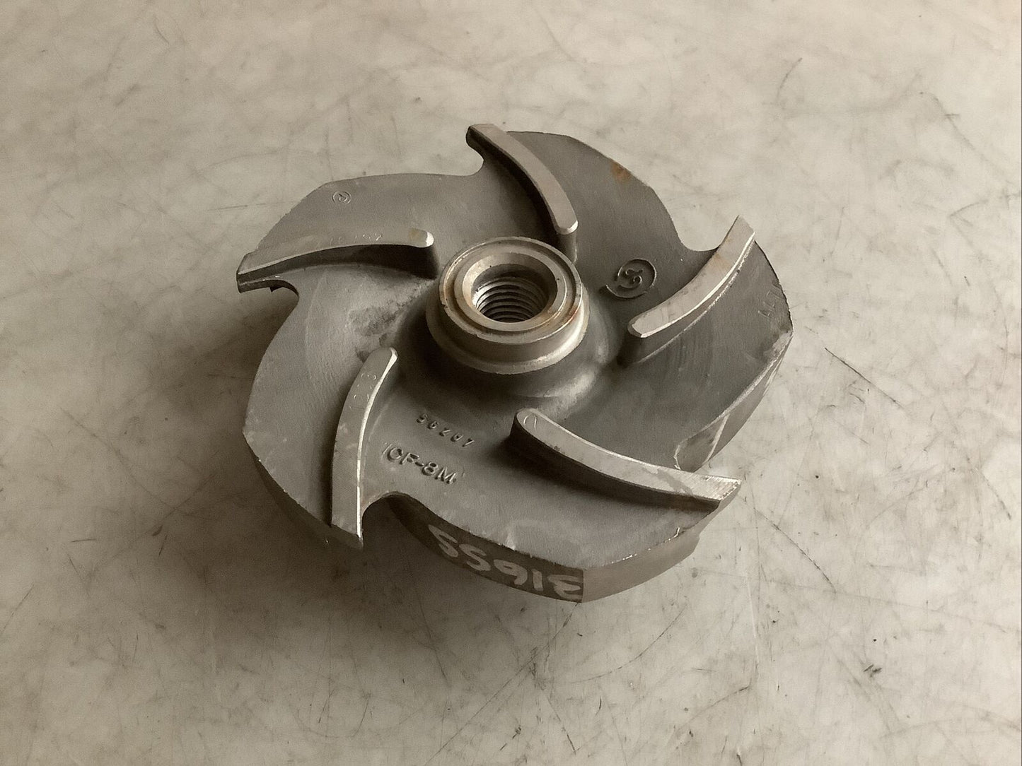 GOULDS PUMPS 56207 CF-8M IMPELLER 5-VANE 5-1/2IN DIA 678