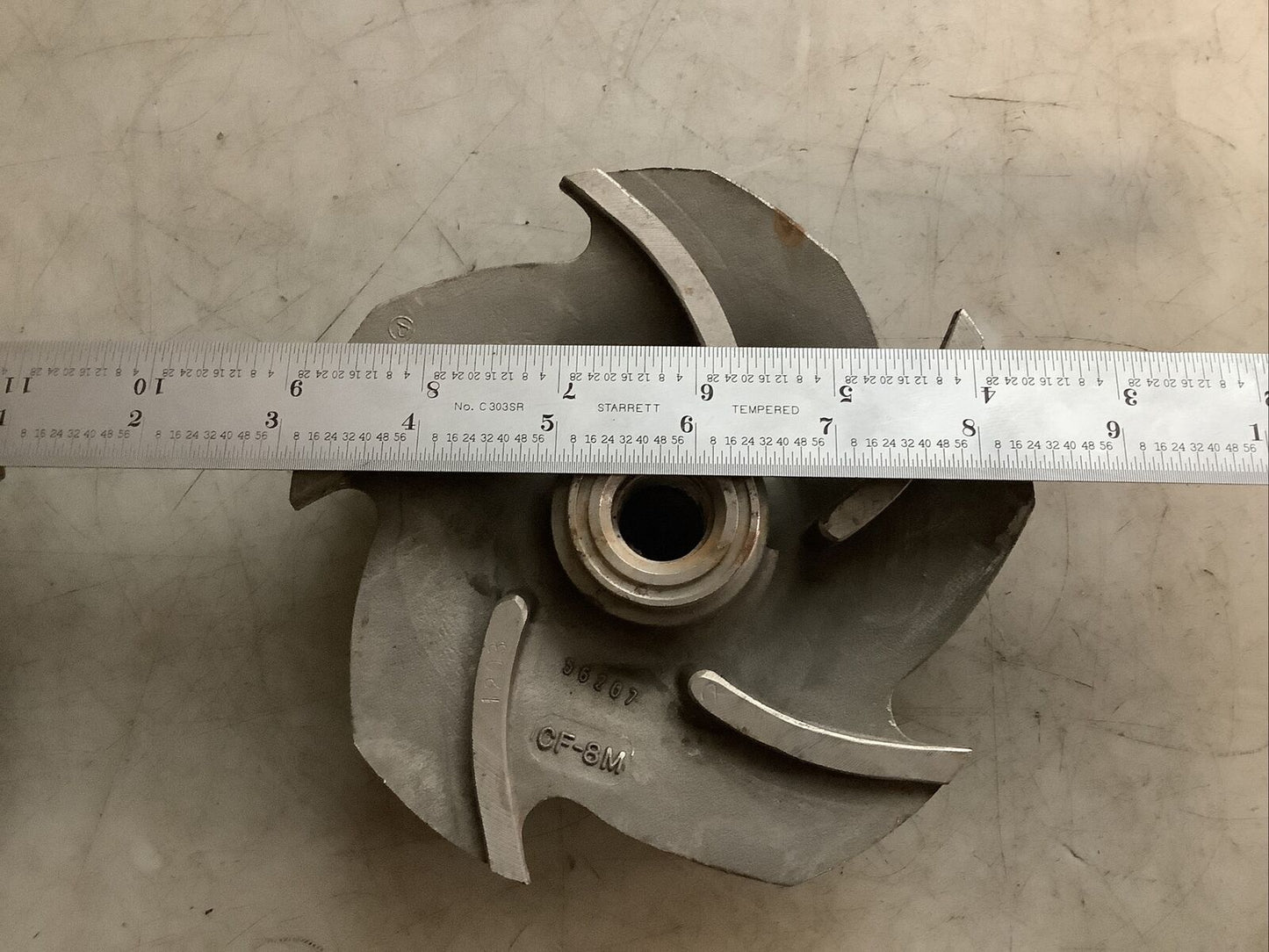 GOULDS PUMPS 56207 CF-8M IMPELLER 5-VANE 5-1/2IN DIA 678