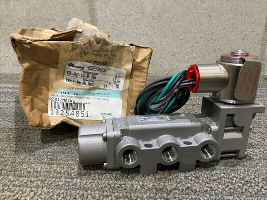 VERSA VSG-4302-316-XX-D024 SOLENOID 4-WAY VALVE 1/4” NPT 678