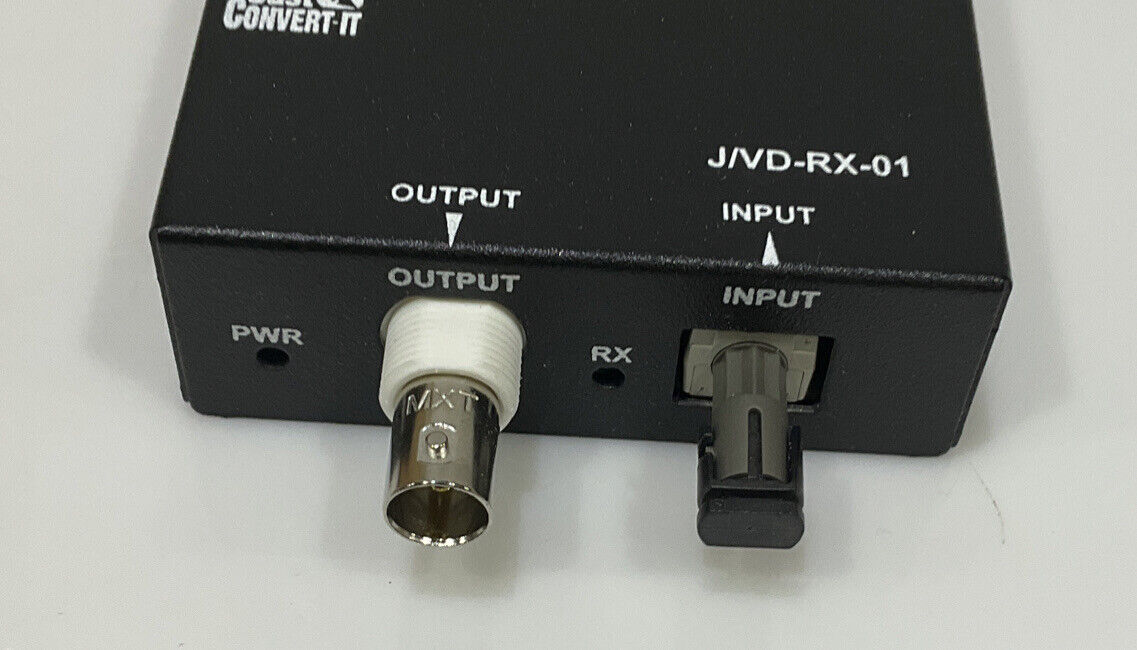 TRANSITION NETWORKS J/VD-RX-01 ANALOG VIDEO TO FIBER MEDIA CONVERTER  TWD