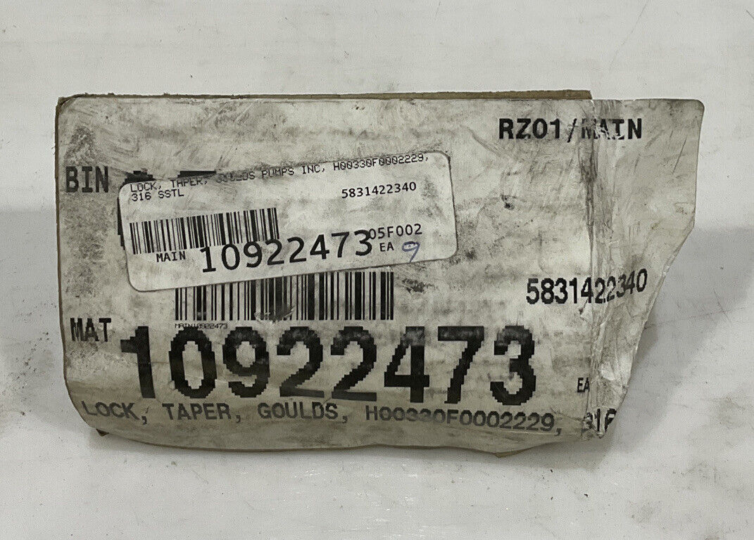 GOULDS H00330F0002229 TAPER LOCK 678