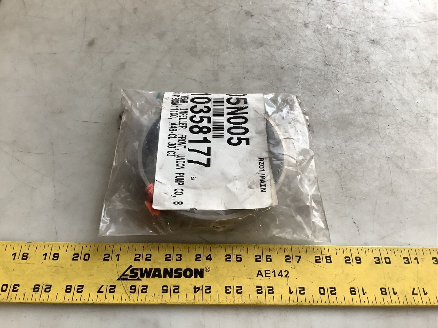 DAVID BROWN UNION PUMPS 806A0141800A11100 IMPELLER WEAR RING 678