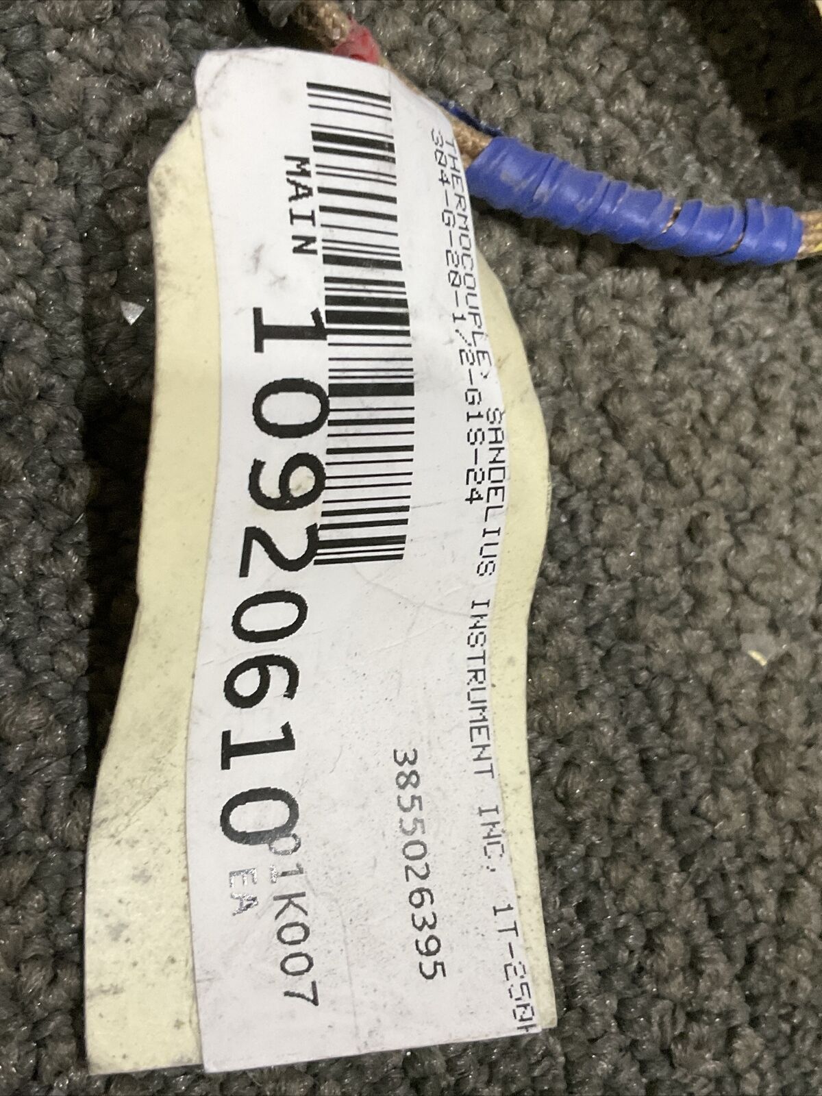 SANDELIUS 1T-250K304-G-20-1/2-G1S-24 THERMOCOUPLE 678 LOT OF 3