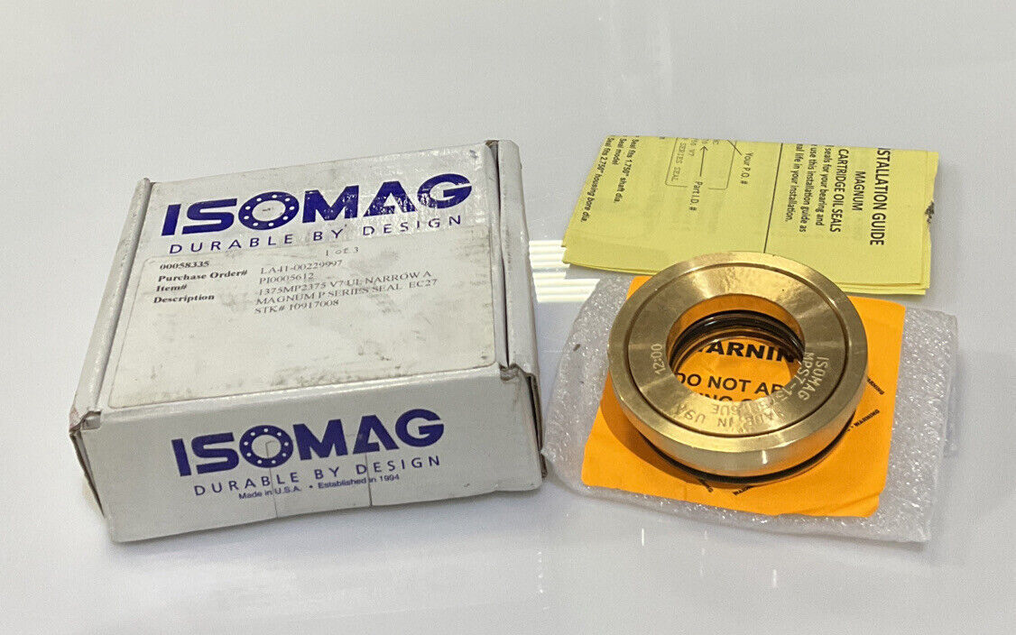 ISOMAC PI0005612 1375MP2375 V7 UL NARROW A MAGNUM P SERIES SEAL EC27 678