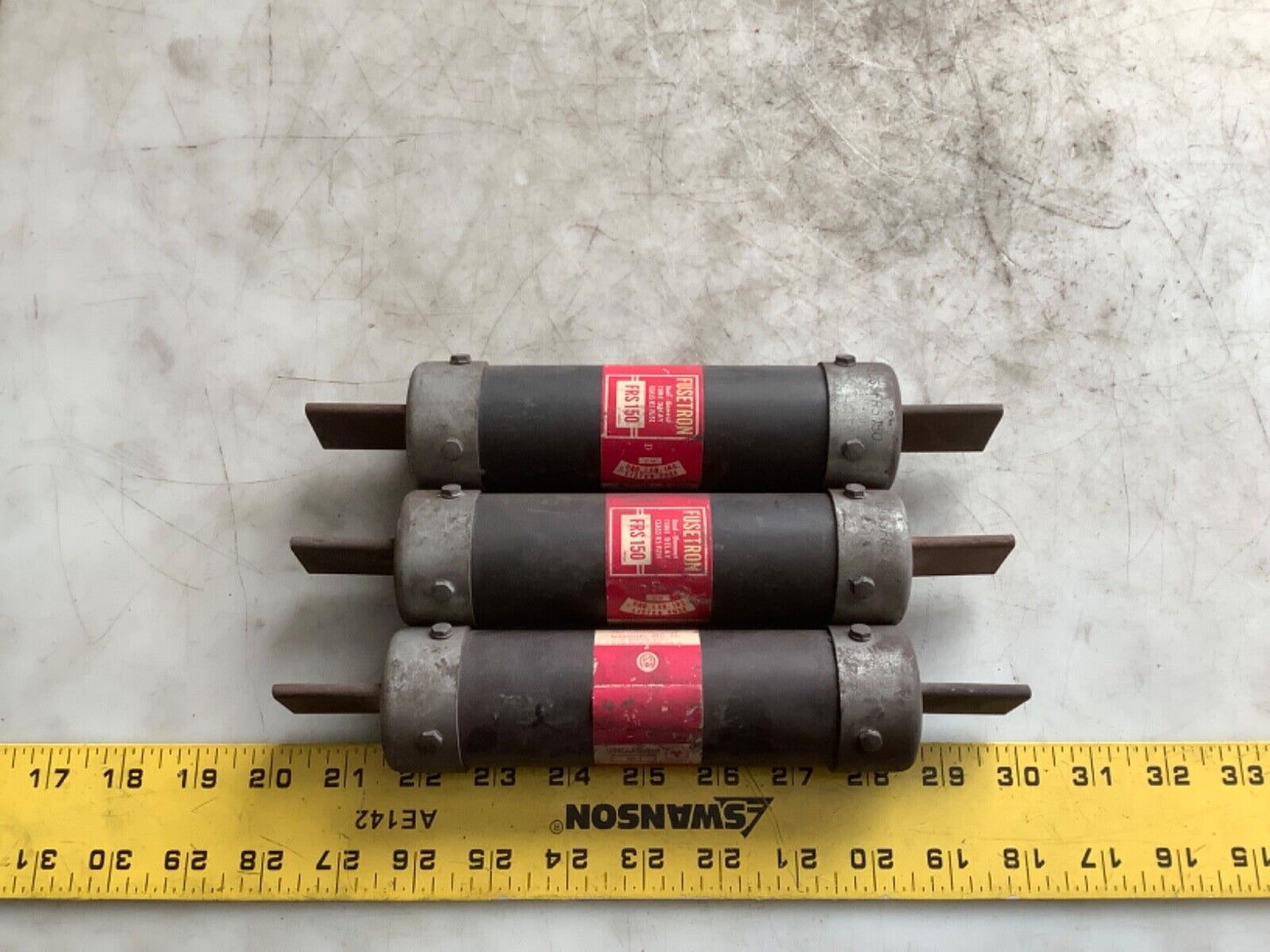 BUSSMANN FRS150 FUSE 600V 444 - LOT OF 3