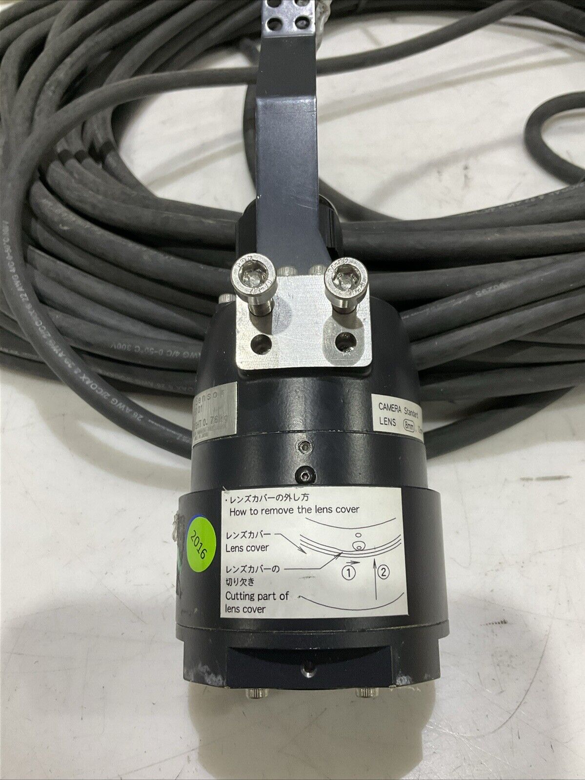 FANUC IRVISION A05B-1408-B101 R10710310 2DV SENSOR 8MM .76KG W VISION CABLE P7P