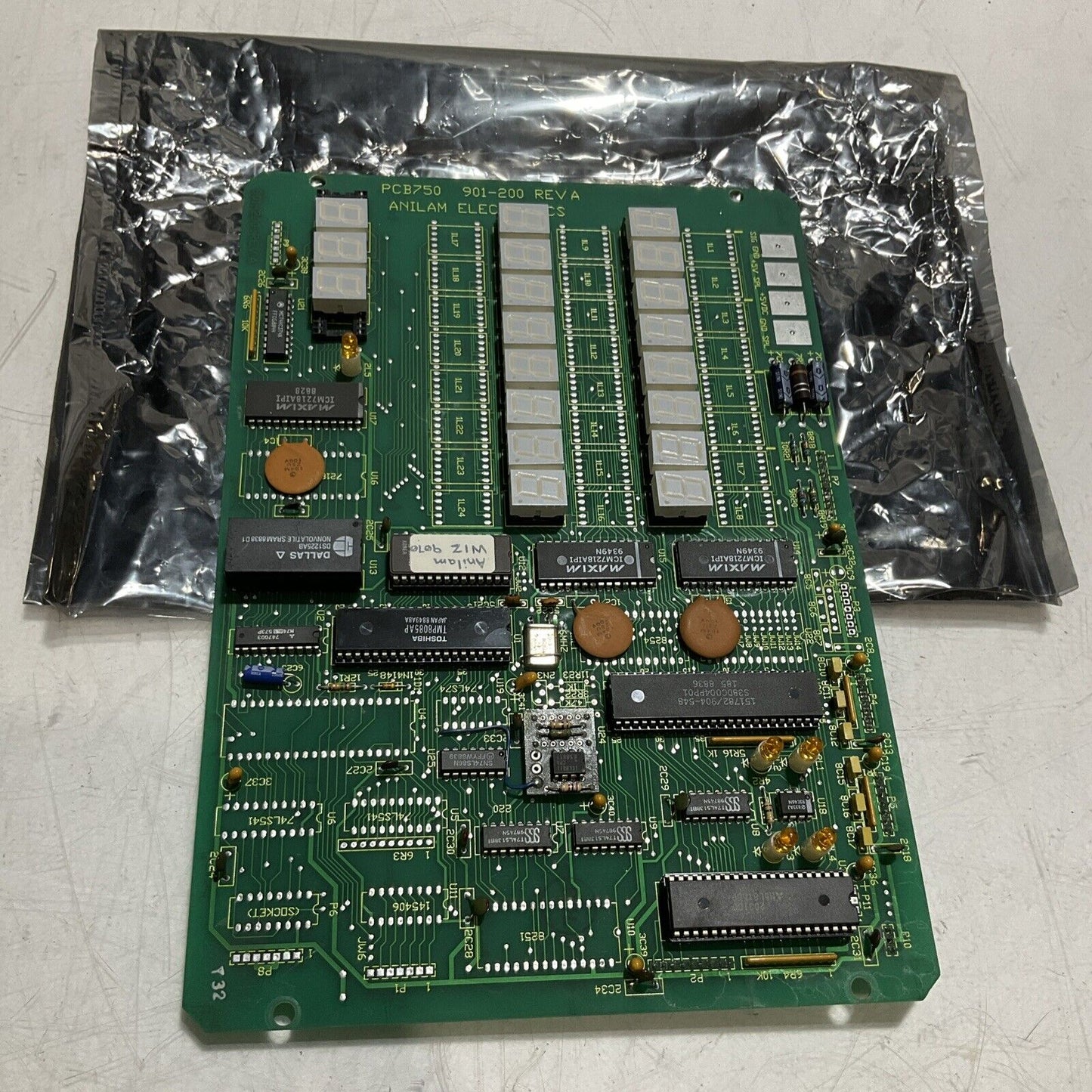 ANILAM ELECTRONICS   PCB750 901-200 REVA  RELAY CIRCUIT BOARD  U3S