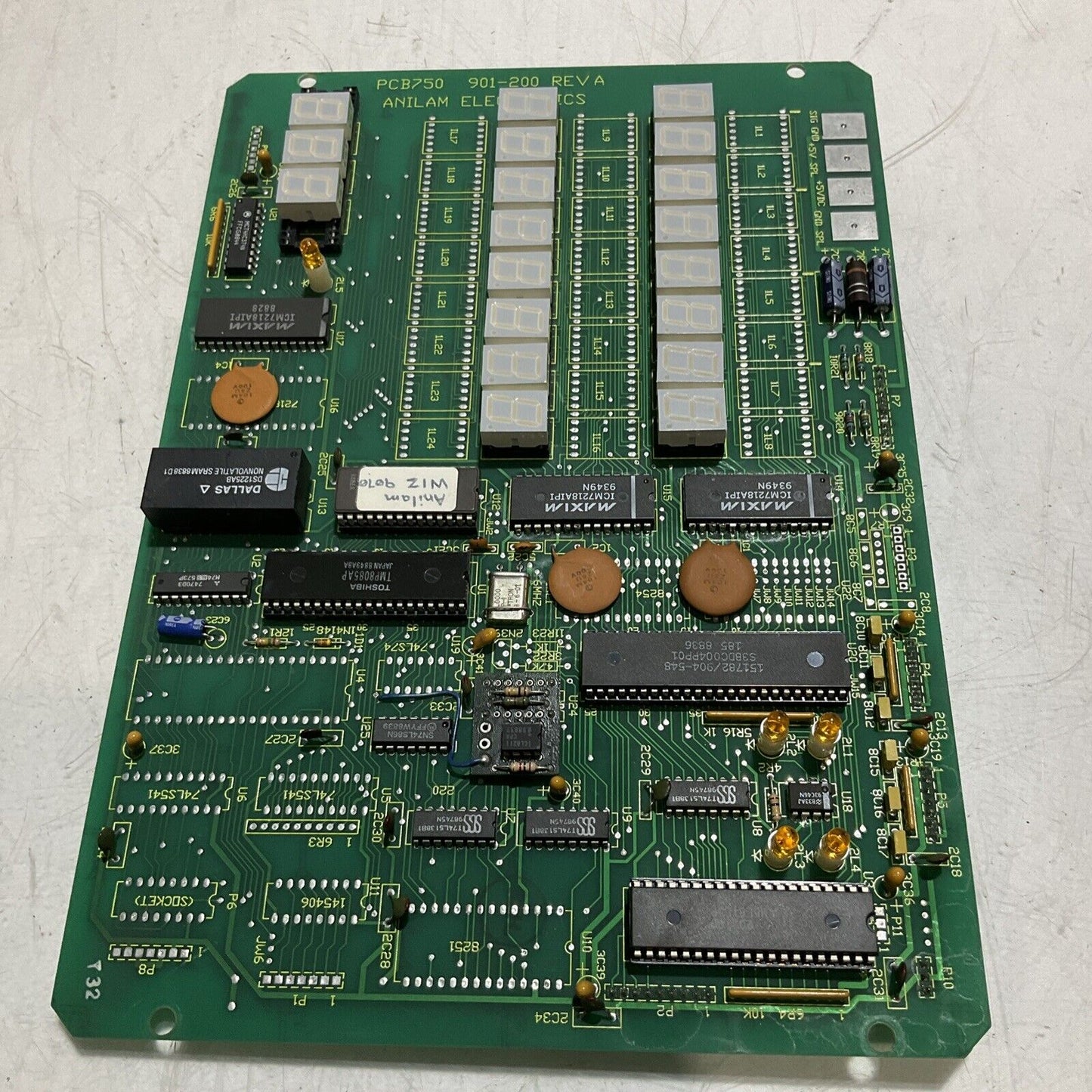 ANILAM ELECTRONICS   PCB750 901-200 REVA  RELAY CIRCUIT BOARD  U3S