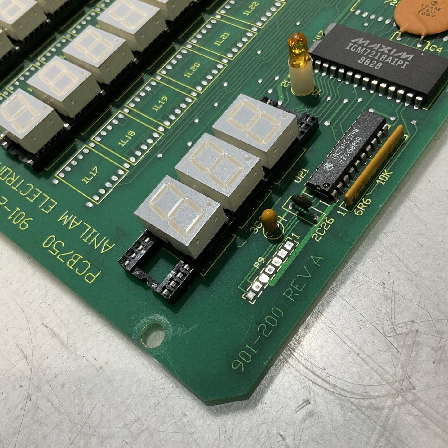 ANILAM ELECTRONICS   PCB750 901-200 REVA  RELAY CIRCUIT BOARD  U3S