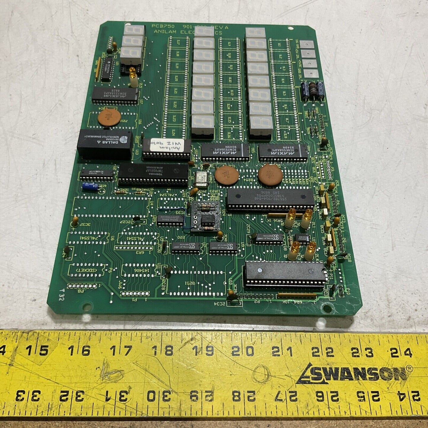 ANILAM ELECTRONICS   PCB750 901-200 REVA  RELAY CIRCUIT BOARD  U3S
