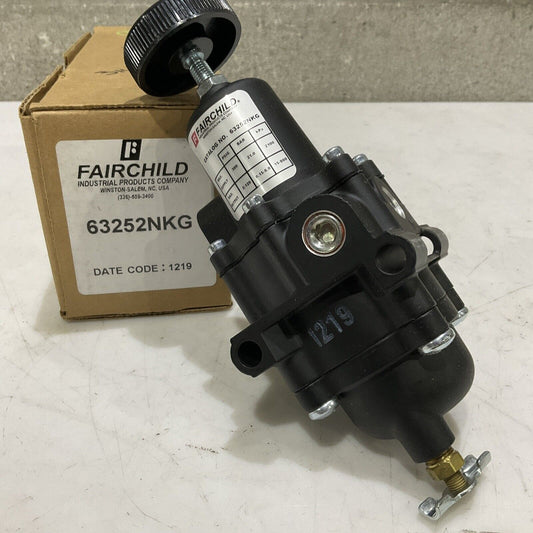 FAIRCHILD 63252NKG PNEUMATIC FILTER REGULATOR  63 300 PSIG 21 BAR 2100 KPA P7P
