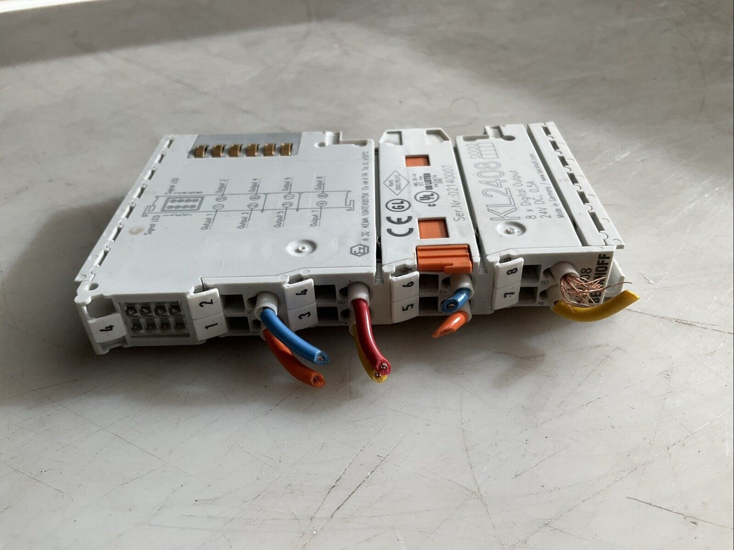BECKHOFF KL2408 BUS TERMINAL 24VDC 0.5A 8 DIGITAL OUTPUT