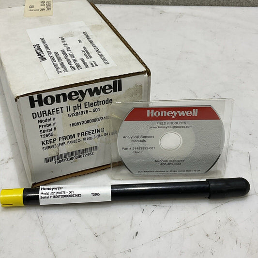 HONEYWELL 51204976-501 002-00254 DURAFET II PH ELECTRODE P7P