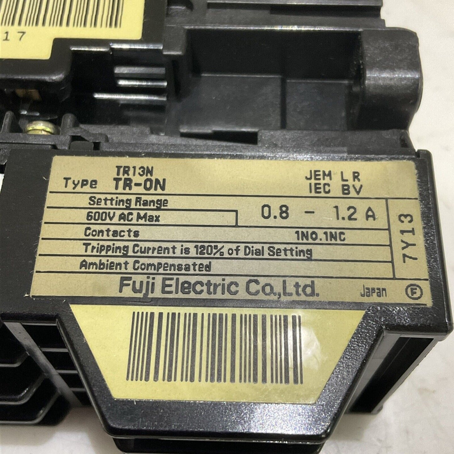 FUJI SC-0 TR-ON SC13AA TRI3N MAGNETIC SWITCH 600V 5HP P7P