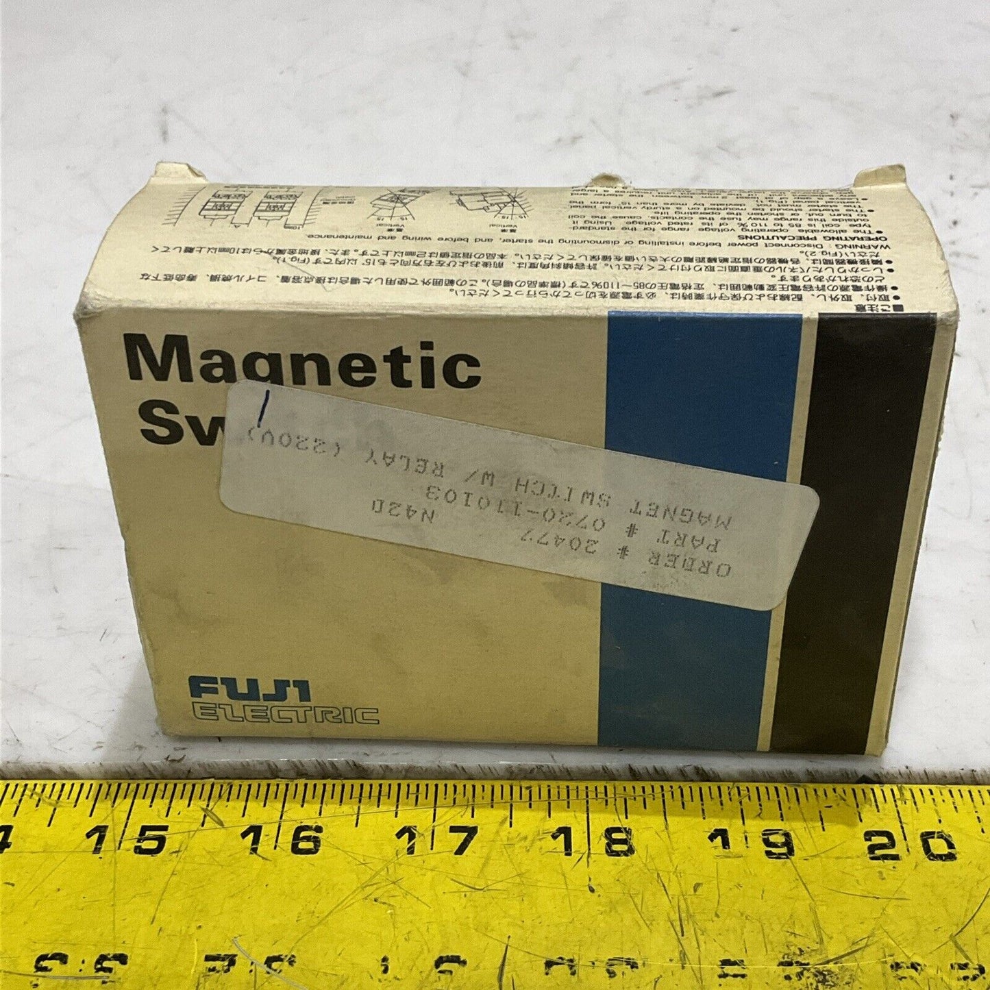 FUJI SC-0 TR-ON SC13AA TRI3N MAGNETIC SWITCH 600V 5HP P7P