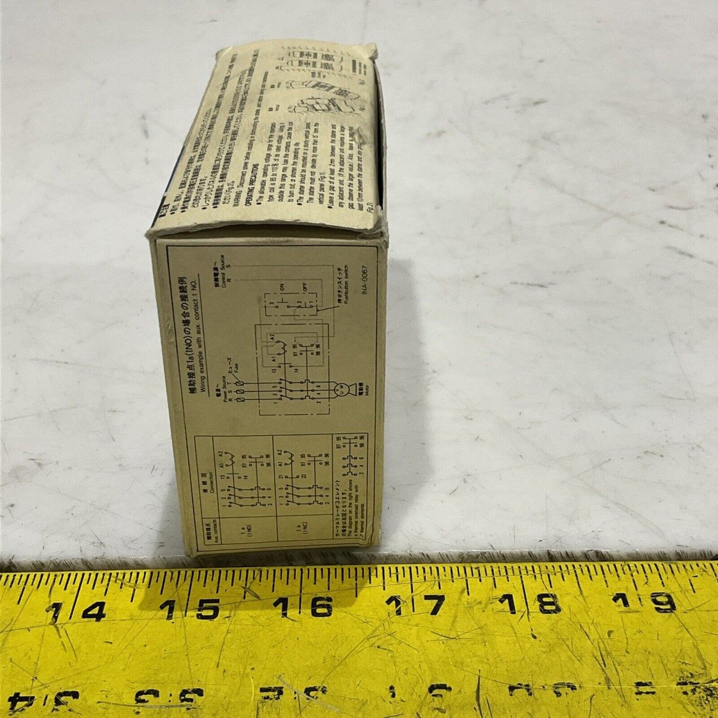 FUJI SC-0 TR-ON SC13AA TRI3N MAGNETIC SWITCH 600V 5HP P7P