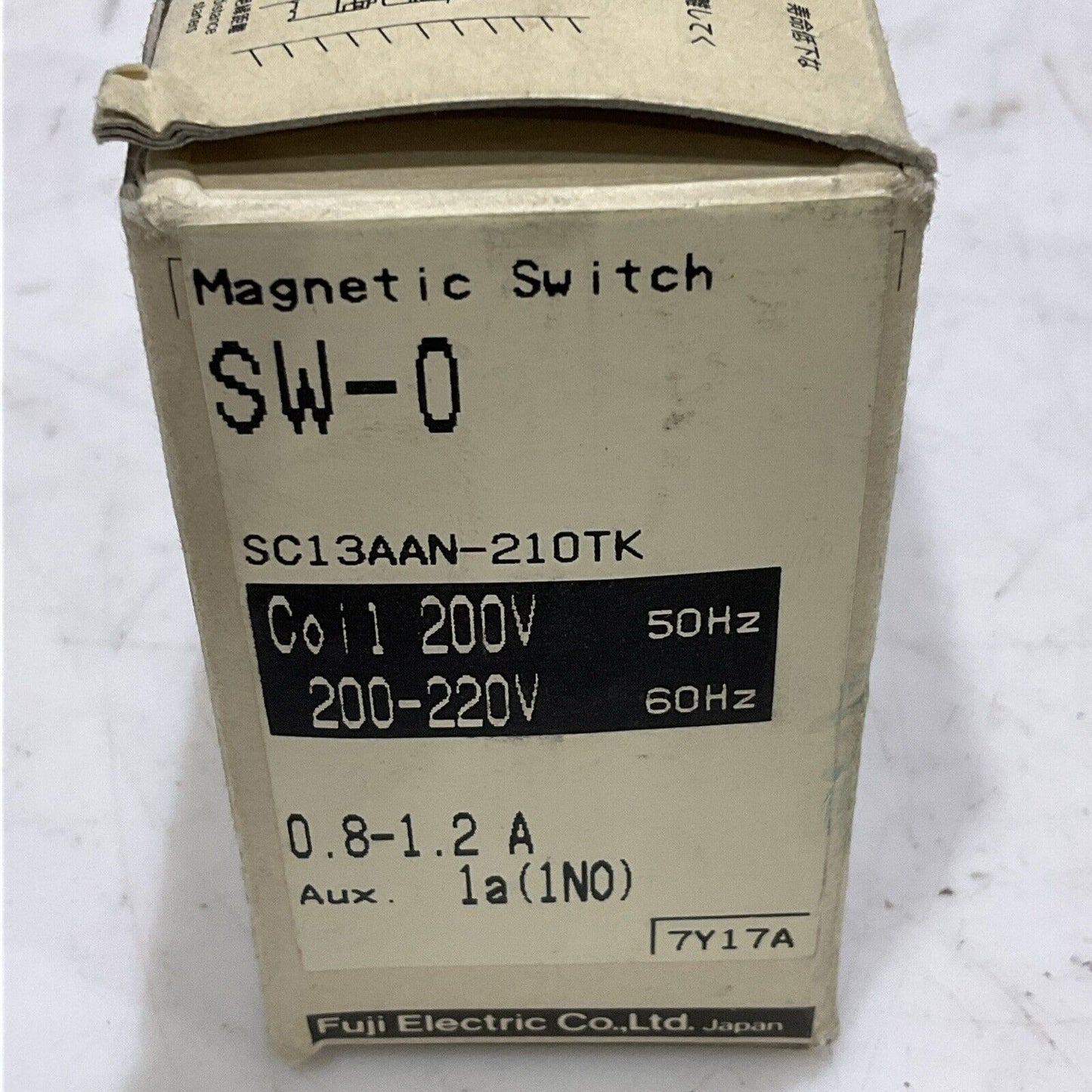 FUJI SC-0 TR-ON SC13AA TRI3N MAGNETIC SWITCH 600V 5HP P7P