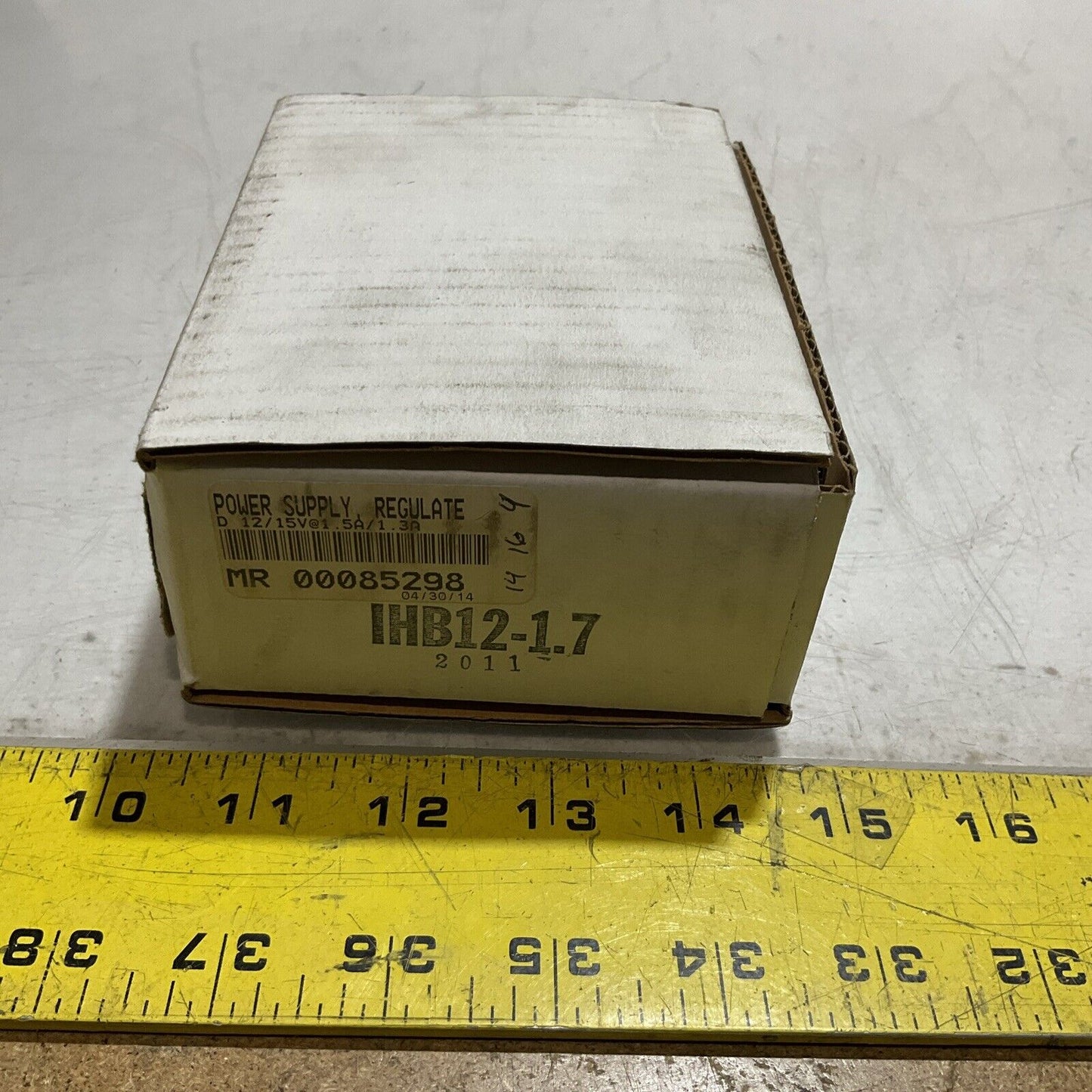 INTERNATIONAL POWER  IHB12-1.7  POWER SUPLy REGULATOR 12VDC AT  1.7AMPS U3S