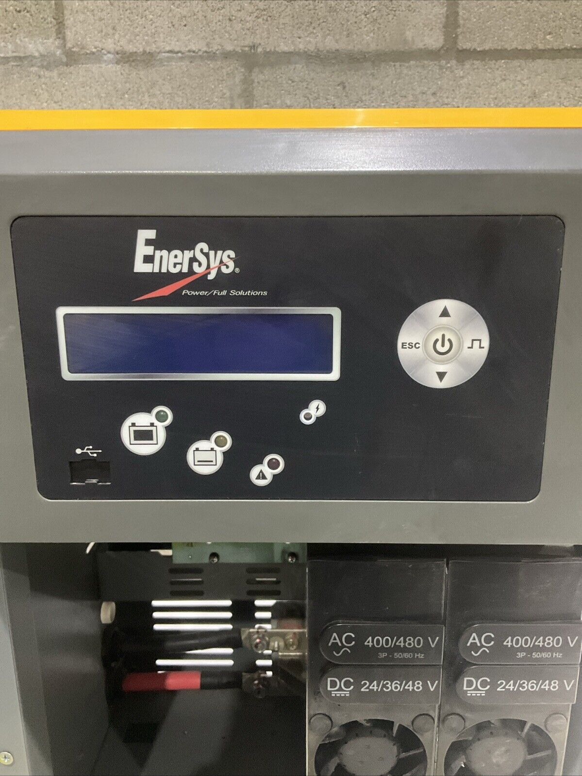 ENERSYS EI3-HL-4Y ENFORCER IMPAQ FORKLIFT L-A BATTERY CHARGER 3PH 480V 50/60 HZ