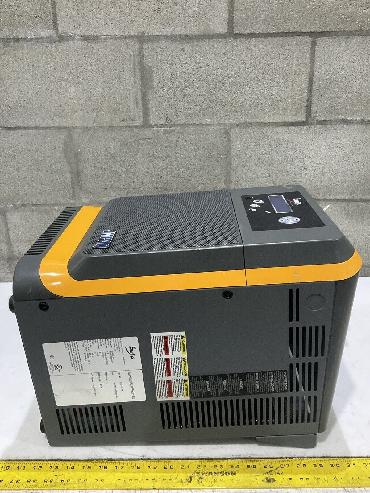 ENERSYS EI3-HL-4Y ENFORCER IMPAQ FORKLIFT L-A BATTERY CHARGER 3PH 480V 50/60 HZ