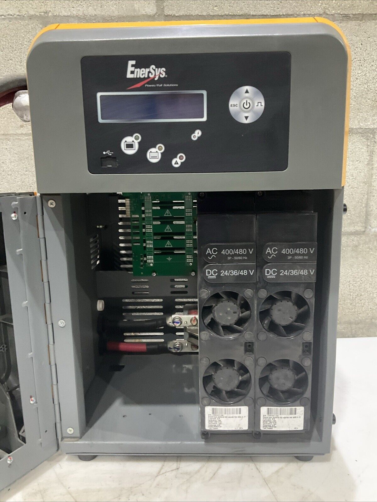 ENERSYS EI3-HL-4Y ENFORCER IMPAQ FORKLIFT L-A BATTERY CHARGER 3PH 480V 50/60 HZ