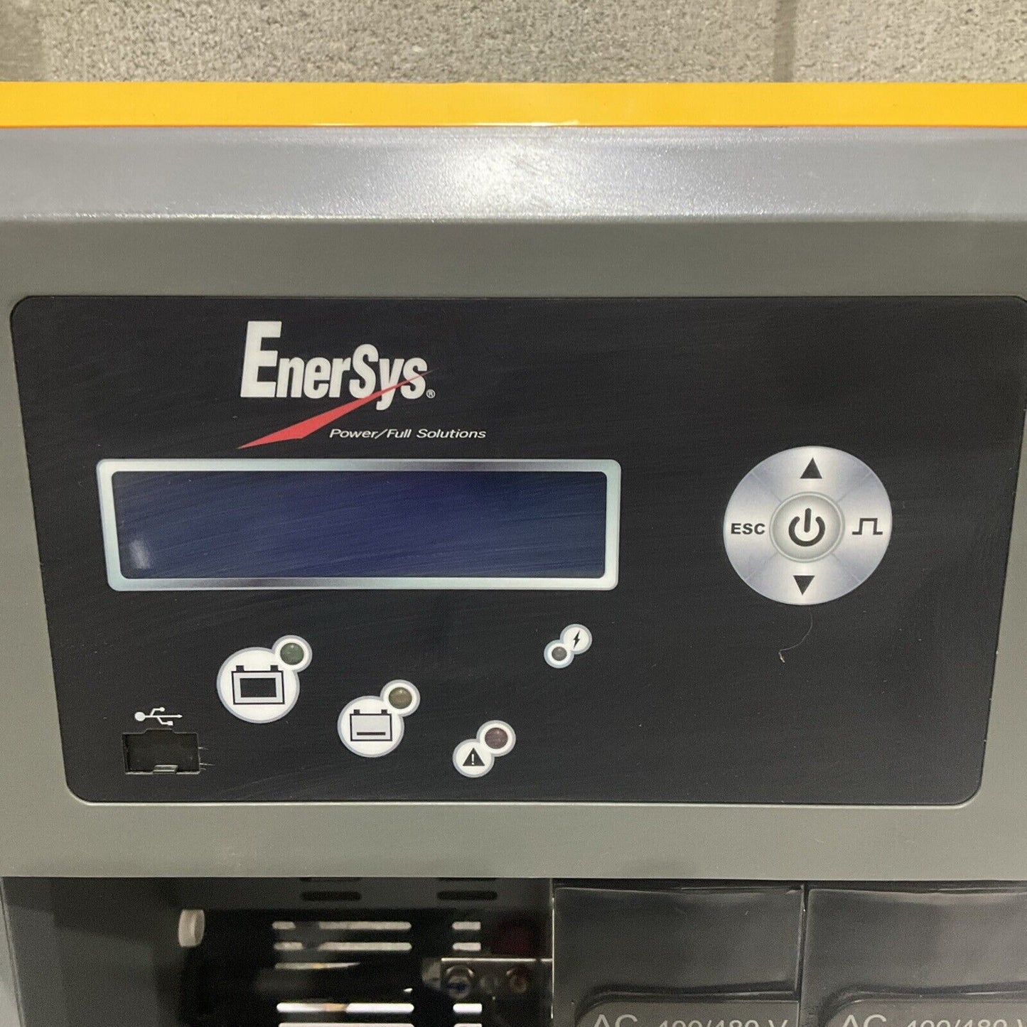 ENERSYS EI3-HL-4Y ENFORCER IMPAQ FORKLIFT L-A BATTERY CHARGER 3PH 480V 50/60 HZ