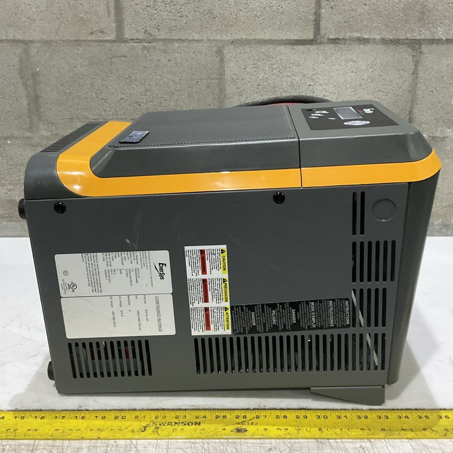 ENERSYS EI3-HL-4Y ENFORCER IMPAQ FORKLIFT L-A BATTERY CHARGER 3PH 480V 50/60 HZ