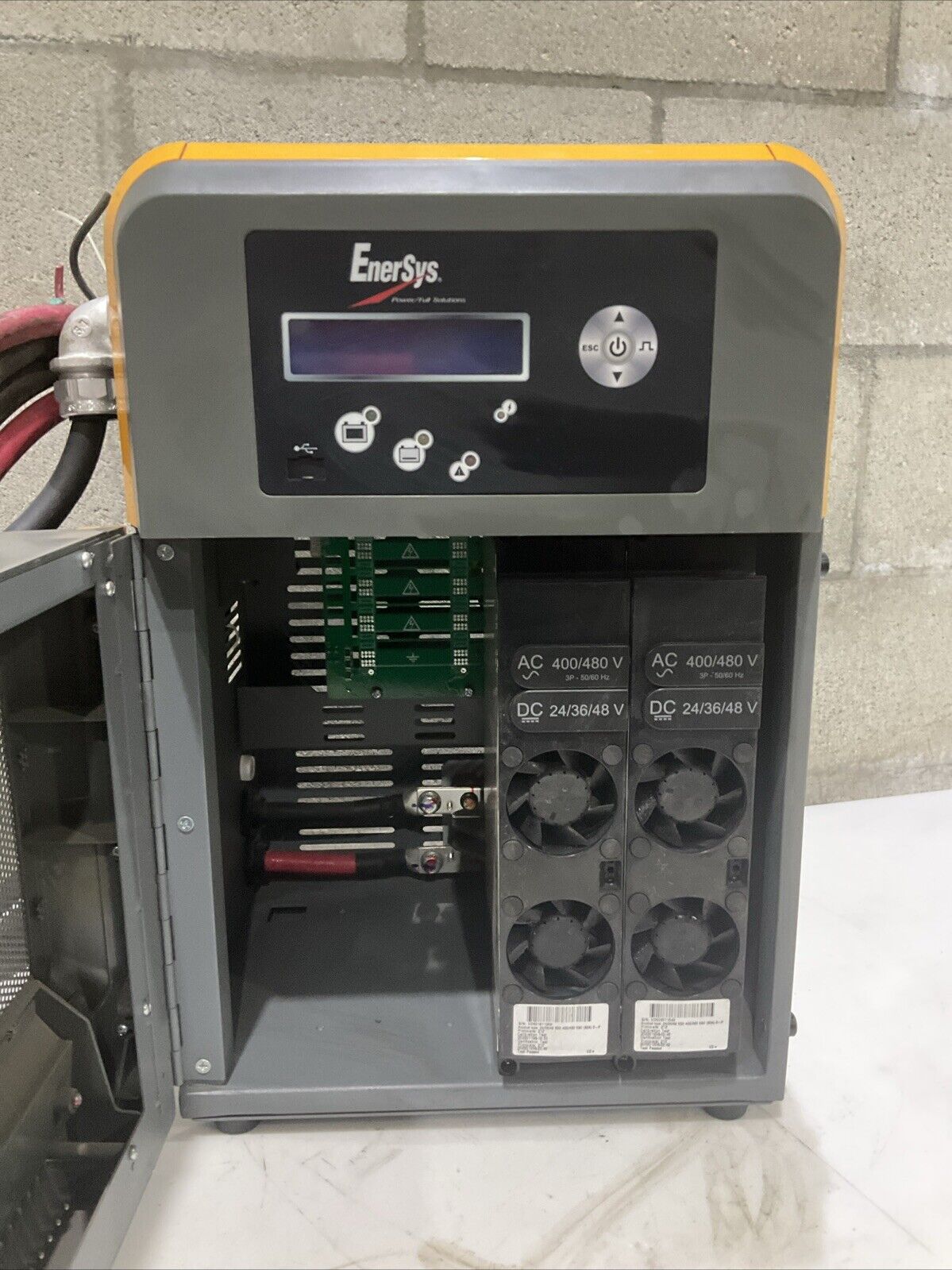 ENERSYS EI3-HL-4Y ENFORCER IMPAQ FORKLIFT L-A BATTERY CHARGER 3PH 480V 50/60 HZ