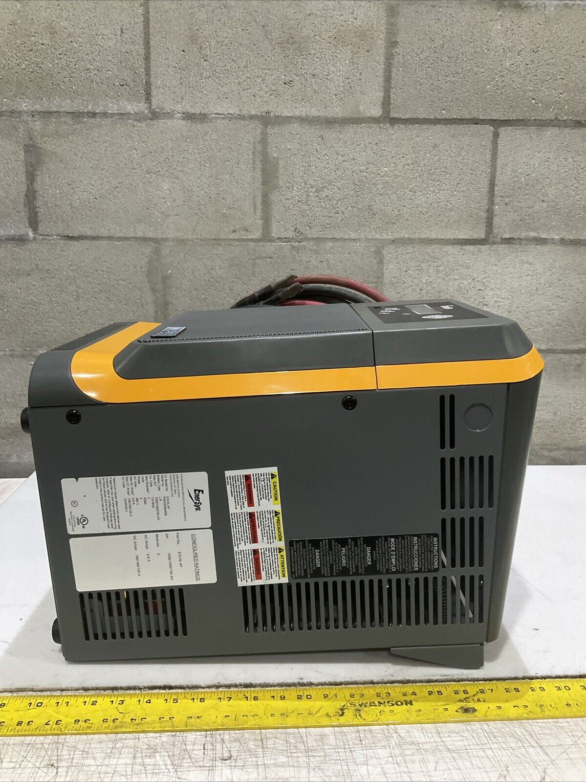 ENERSYS EI3-HL-4Y ENFORCER IMPAQ FORKLIFT L-A BATTERY CHARGER 3PH 480V 50/60 HZ