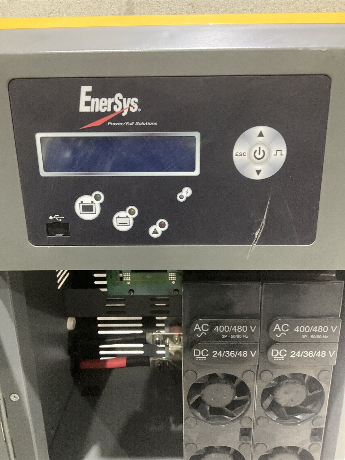 ENERSYS EI3-HL-4Y ENFORCER IMPAQ FORKLIFT L-A BATTERY CHARGER 3PH 480V 50/60 HZ