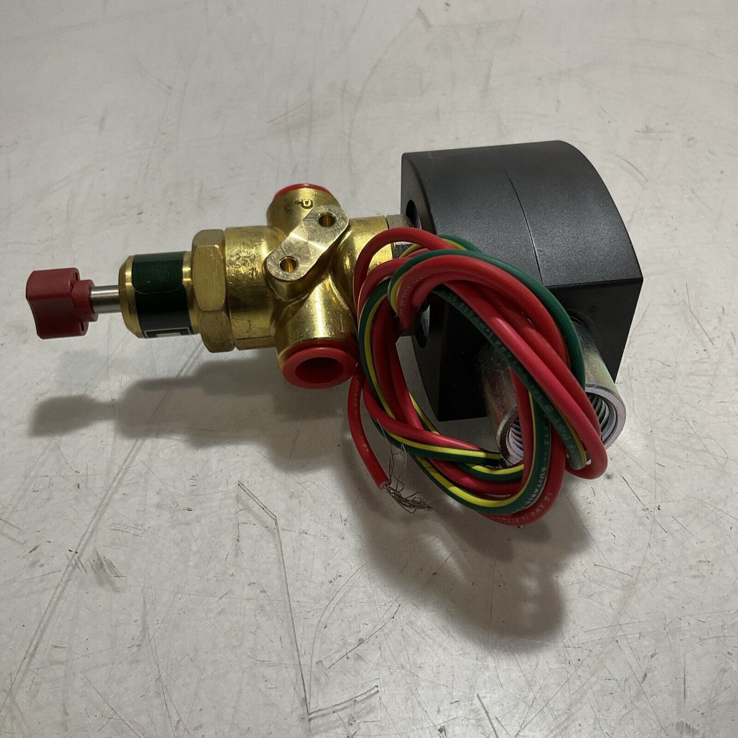 ASCO REDHAT  EF8320G198MS BRASS SOLENOID 1/4 3W VALVE  U3S