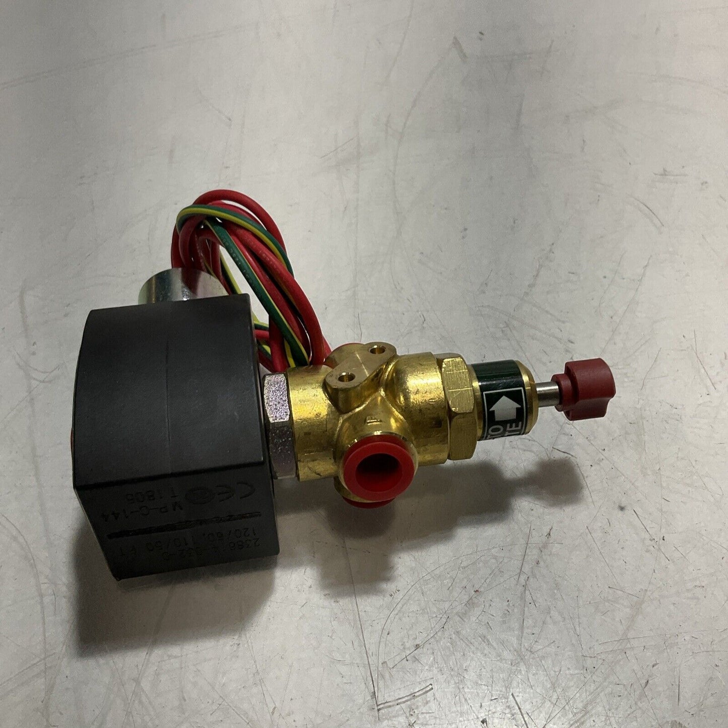 ASCO REDHAT  EF8320G198MS BRASS SOLENOID 1/4 3W VALVE  U3S