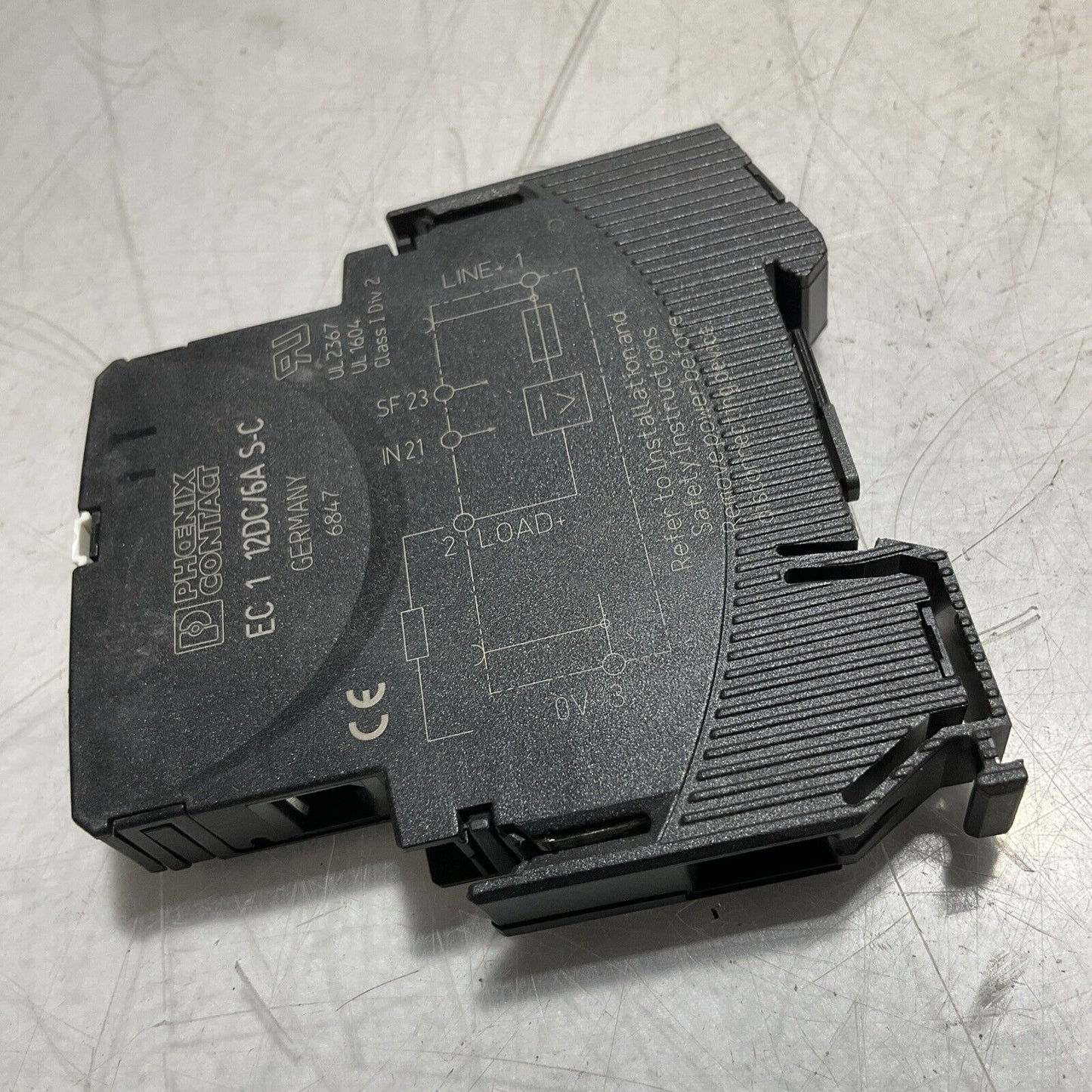 PHOENIX CONTACT 3000758 EC 1 12DC/6A S-C ELECTRIC CIRCUIT PROTECTOR LOT OF 5 G7T