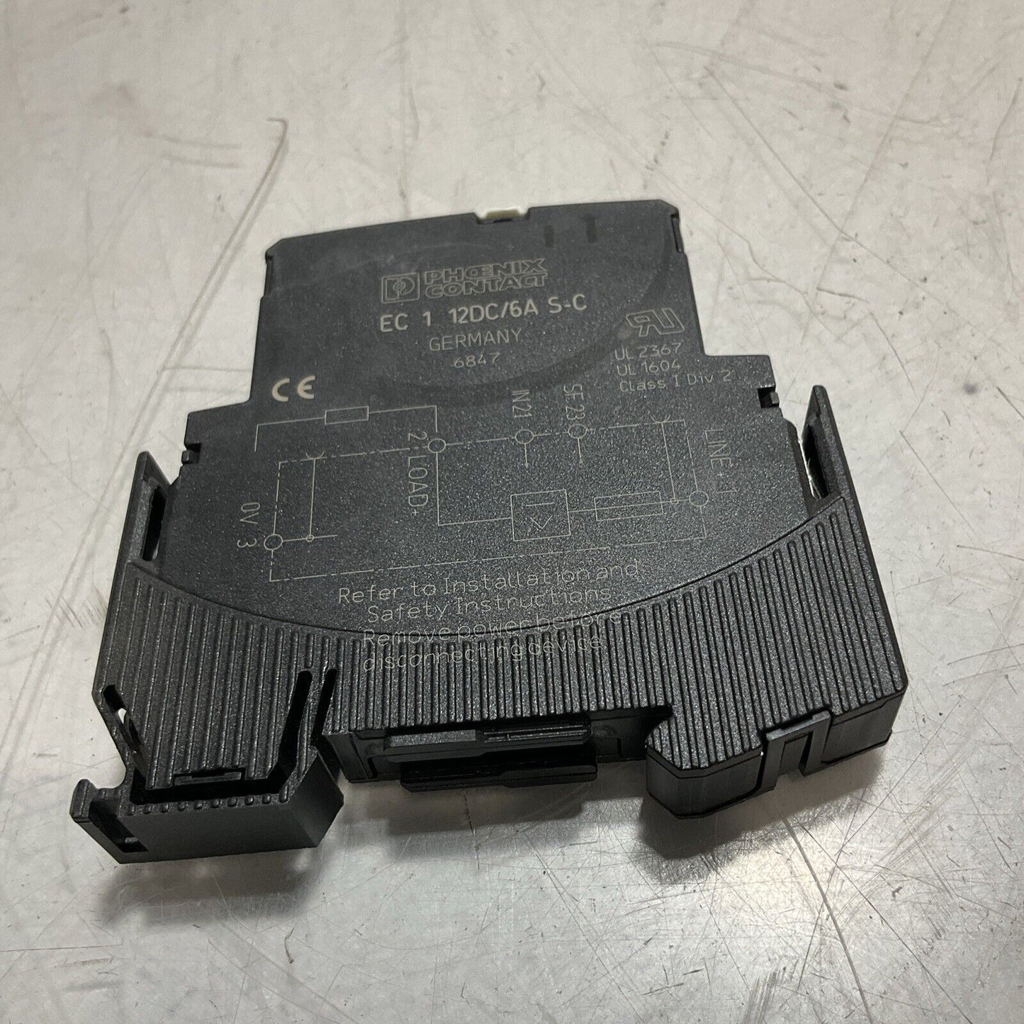 PHOENIX CONTACT 3000758 EC 1 12DC/6A S-C ELECTRIC CIRCUIT PROTECTOR LOT OF 5 G7T