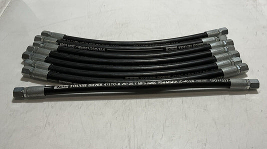 PARKER  471TC-8  WP29,7 4250 PSI MSHA IC 40/26  HYDRAULIC HOSE  LOT OF 8 U3S