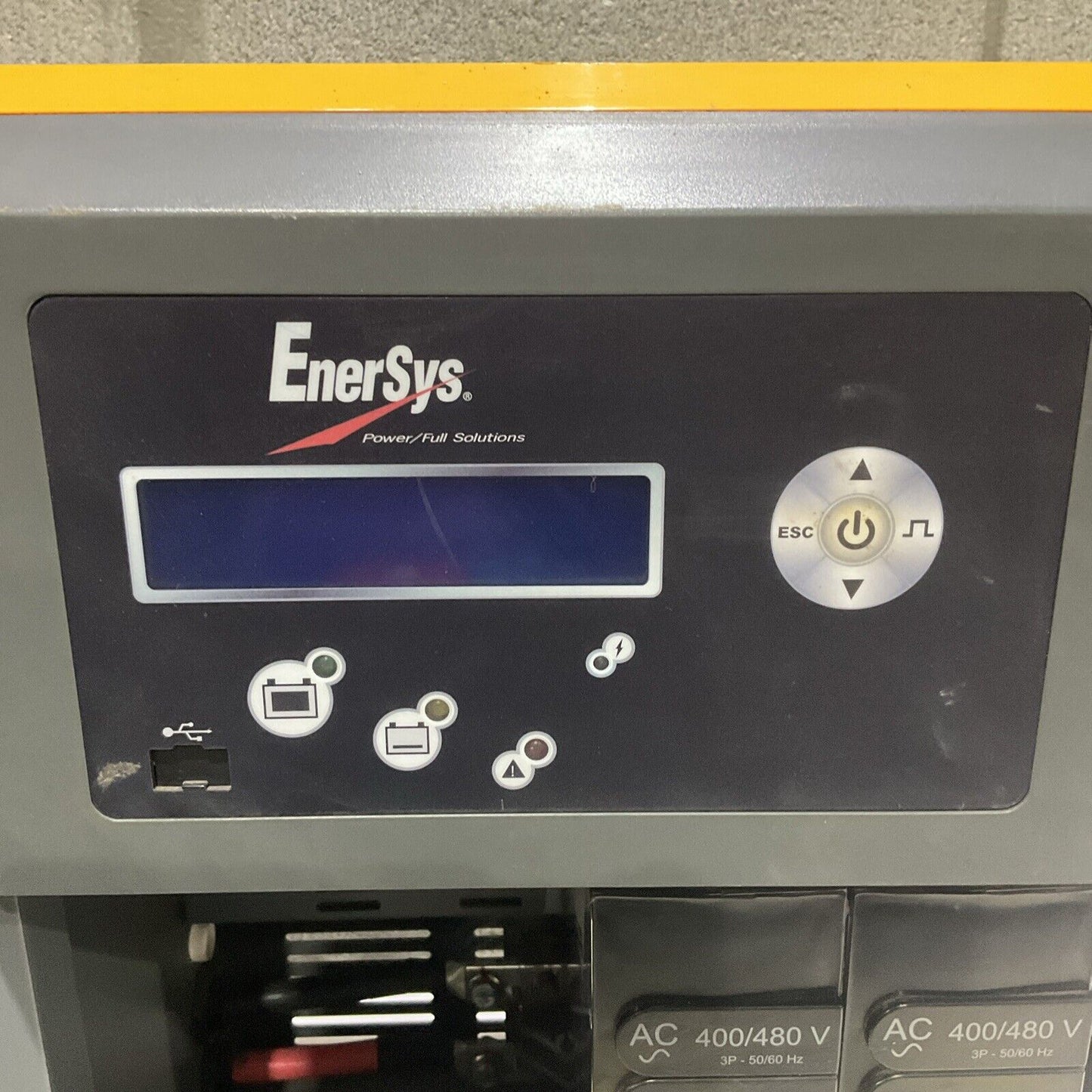 ENERSYS EI3-HL-4Y ENFORCER IMPAQ FORKLIFT L-A BATTERY CHARGER 3PH 480V 50/60 HZ