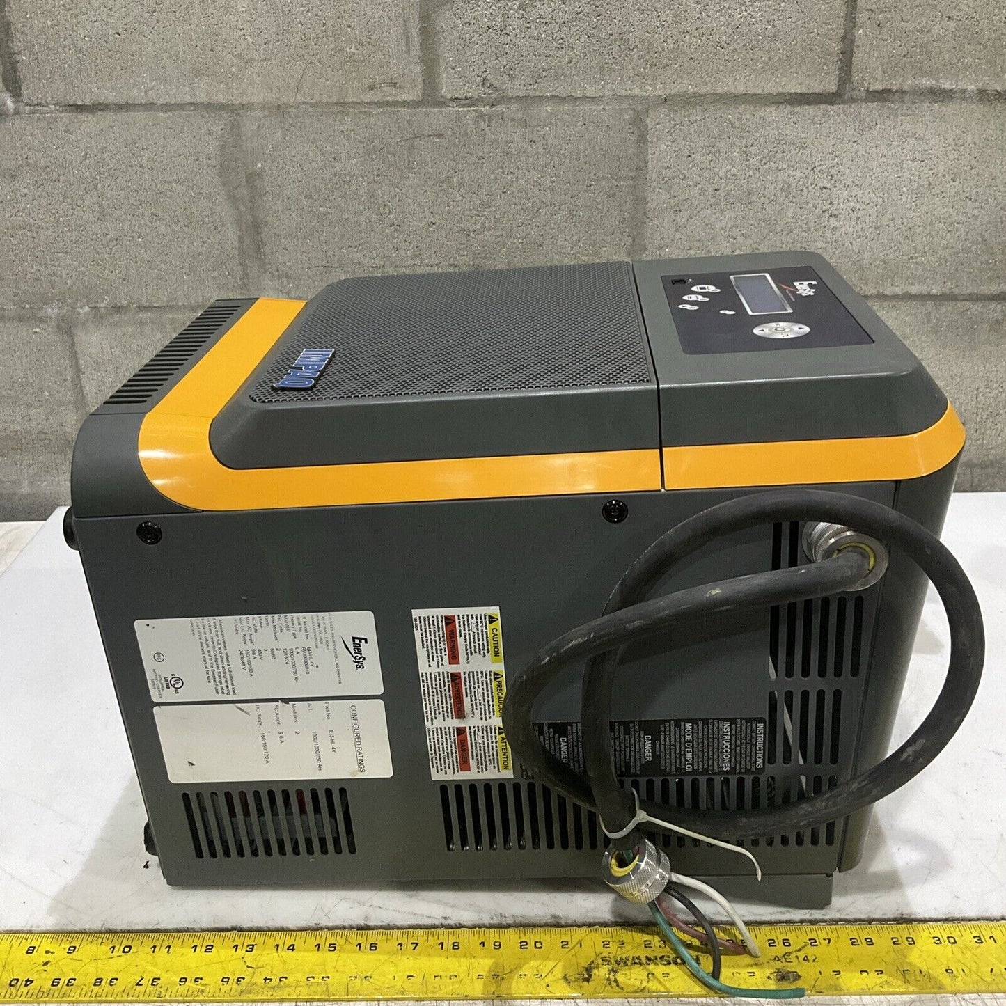 ENERSYS EI3-HL-4Y ENFORCER IMPAQ FORKLIFT L-A BATTERY CHARGER 3PH 480V 50/60 HZ